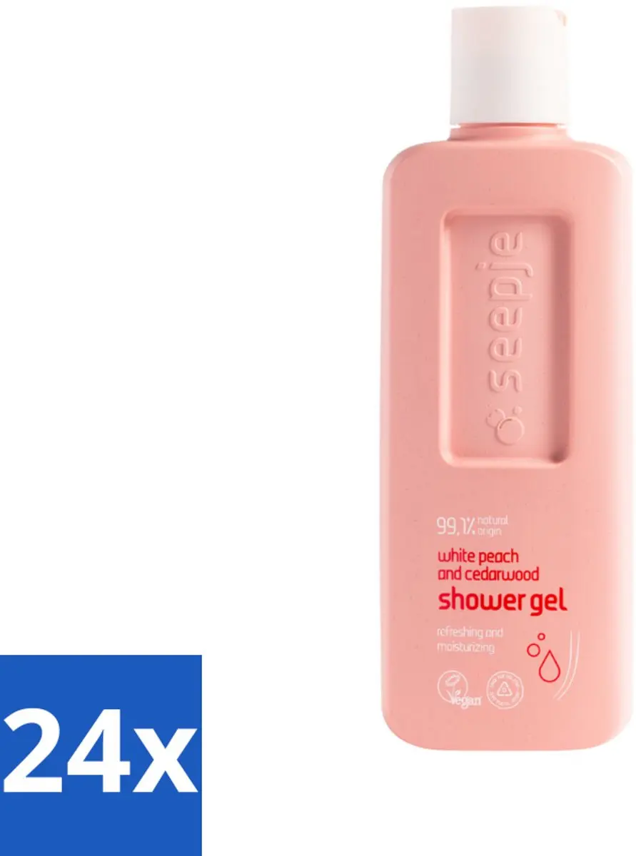 Seepje Douchegel Witte Perzik & Cederhout 300ml