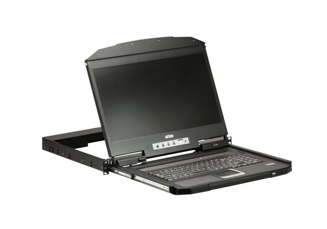 Aten CL3700NW Console USB HDMI - Duits Toetsenbord - Zwart