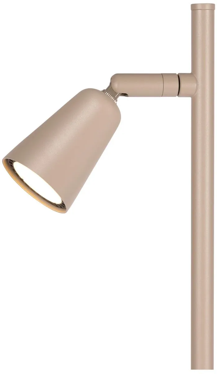 Lucide Tiana Vloerlamp 2xGU10 - Taupe