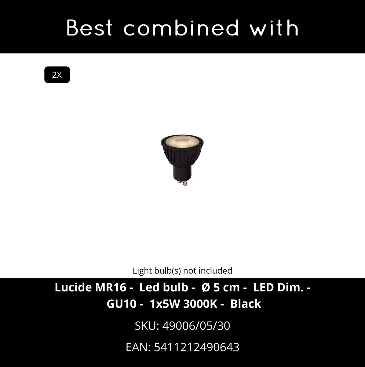 Lucide Tiana Vloerlamp 2xGU10 - Taupe