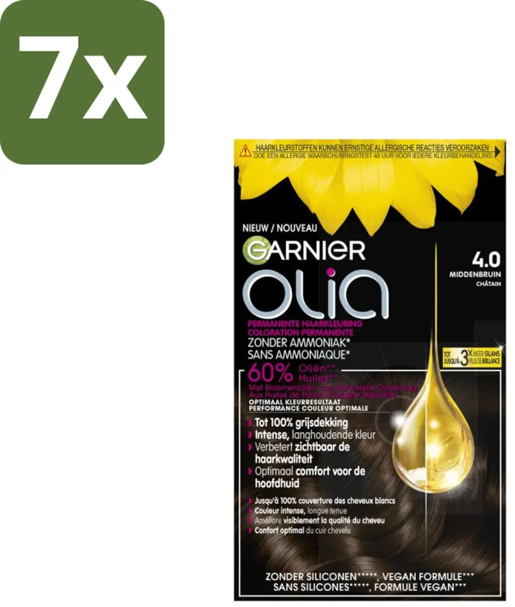 Garnier Olia 4 Haarkleuring Middenbruin