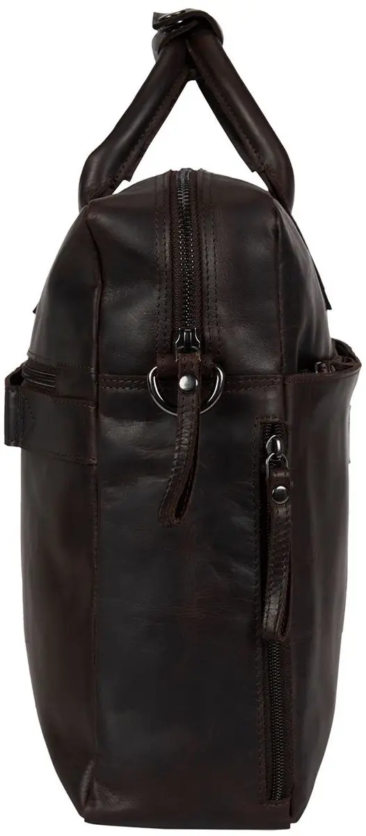 Mustang San Marino Leren Laptoptas 15.6 Inch