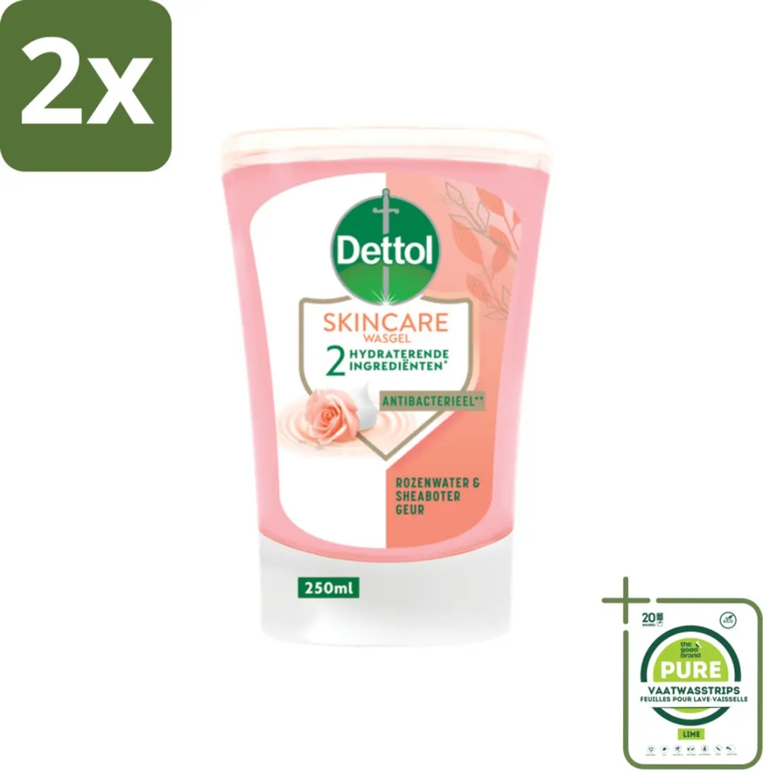 Dettol Wasgel Navulling Rozenwater 250ml