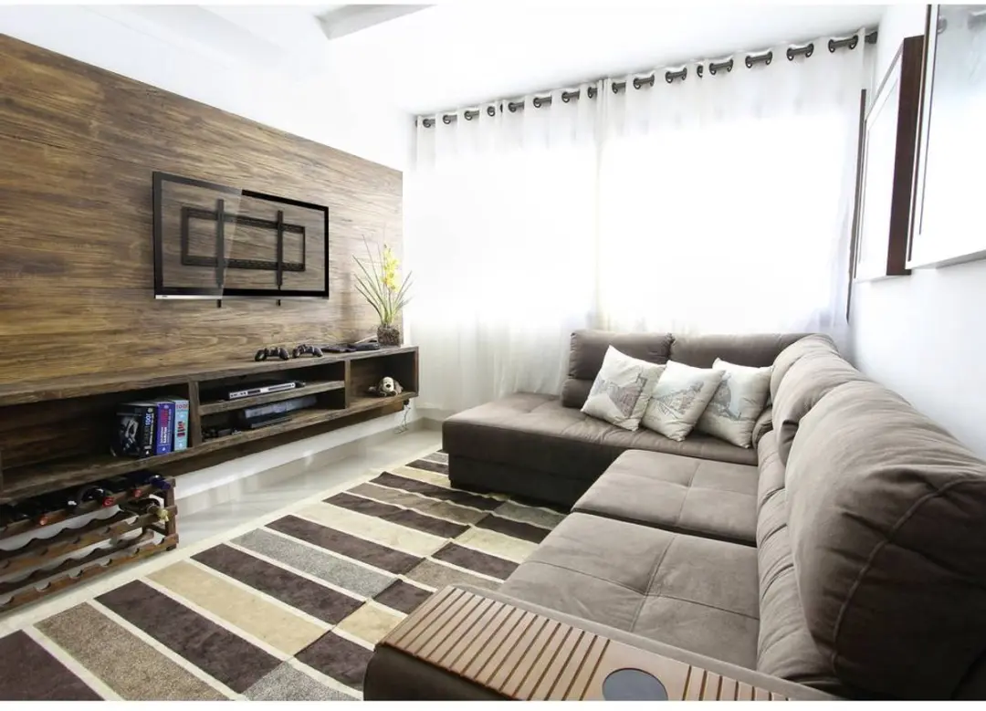 Reflecta PLANO Flat TV-beugel 23091 - 100 Inch - Zwart