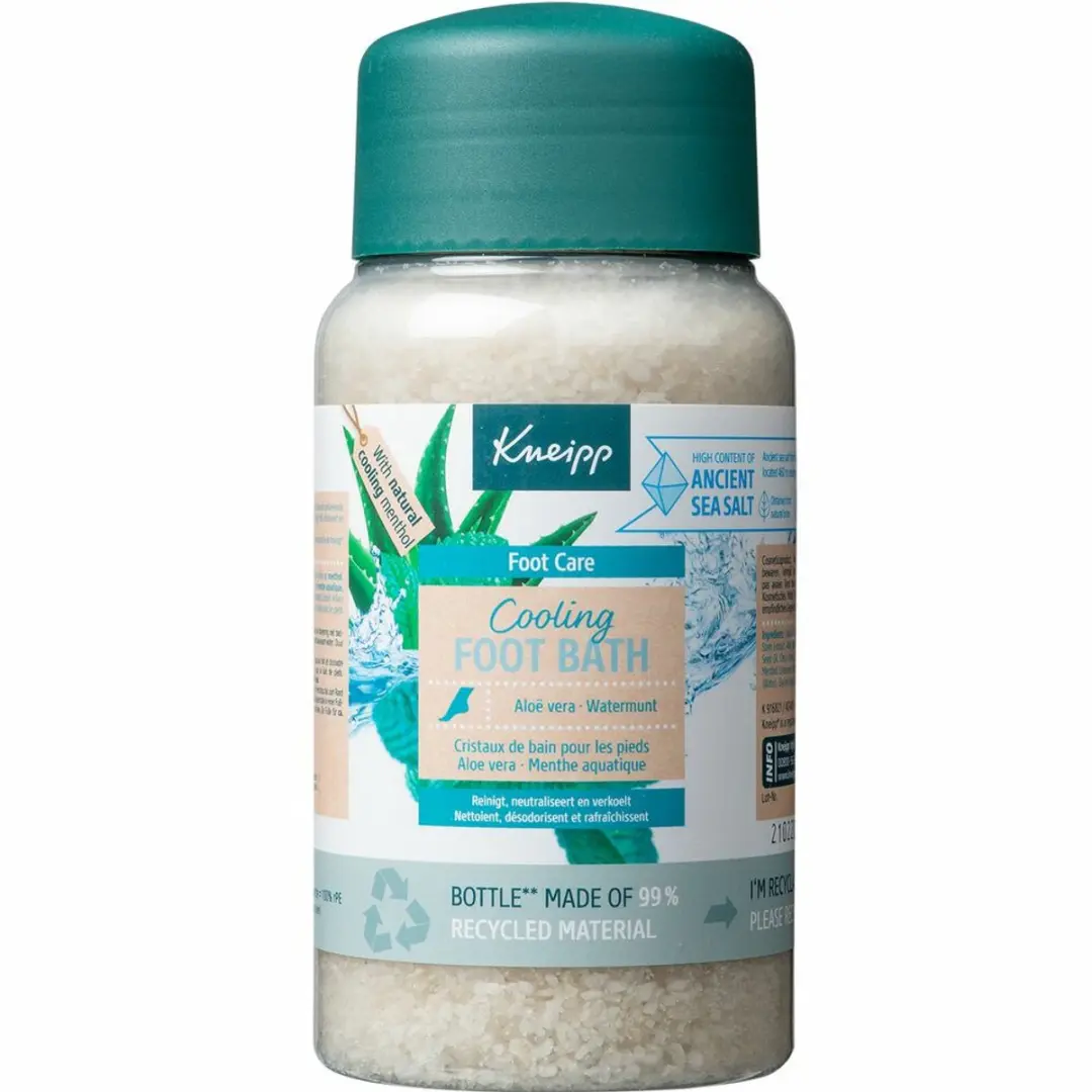 Kneipp Voetbadzout Cooling Aloe Vera & Watermunt 600g - 15 Stuks