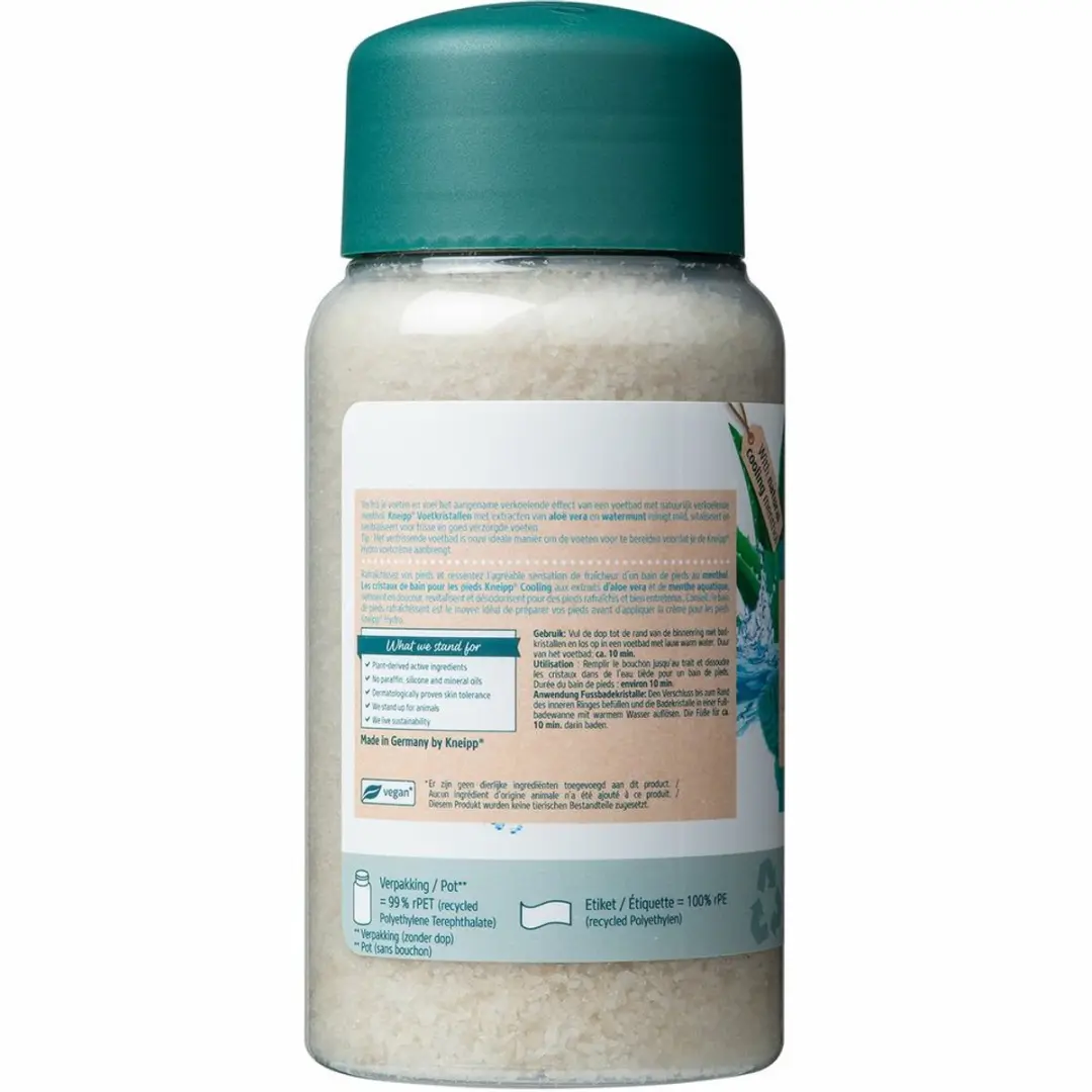Kneipp Voetbadzout Cooling Aloe Vera & Watermunt 600g - 15 Stuks