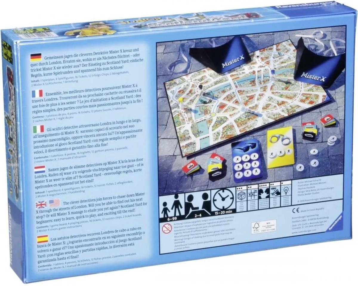 Ravensburger Scotland Yard Junior Kinderspel 222896