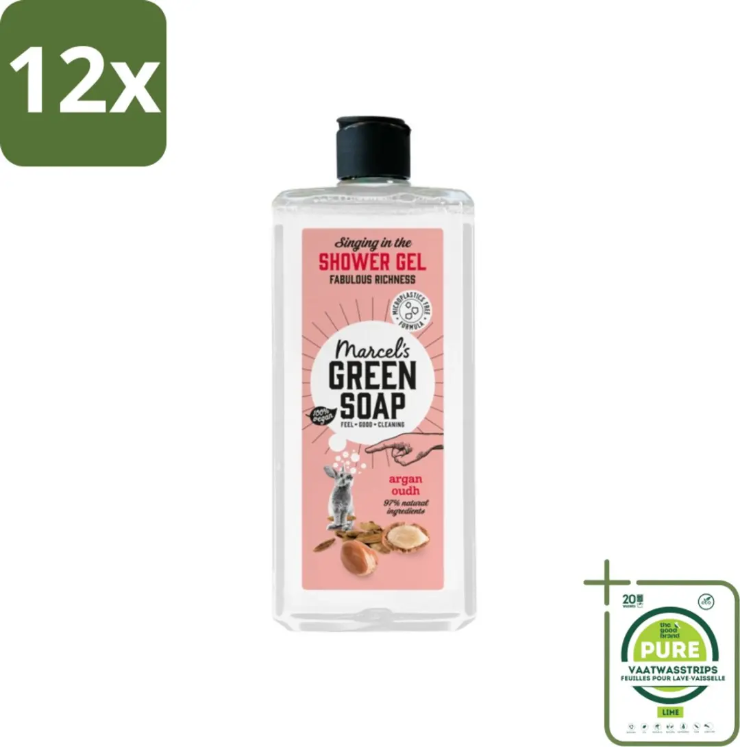 Marcel's Green Soap Douchegel Argan & Oudh 300ml
