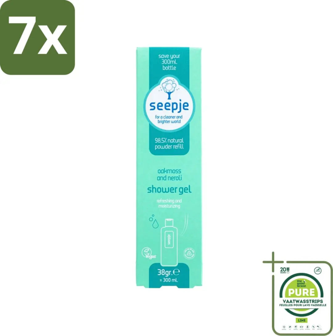 Seepje Douchegel Navulling Eikenmos & Neroli 266g