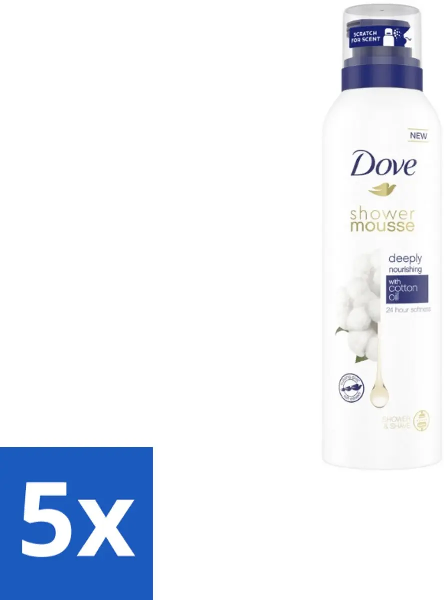 Dove Shower Foam Deeply Nourishing 250ml