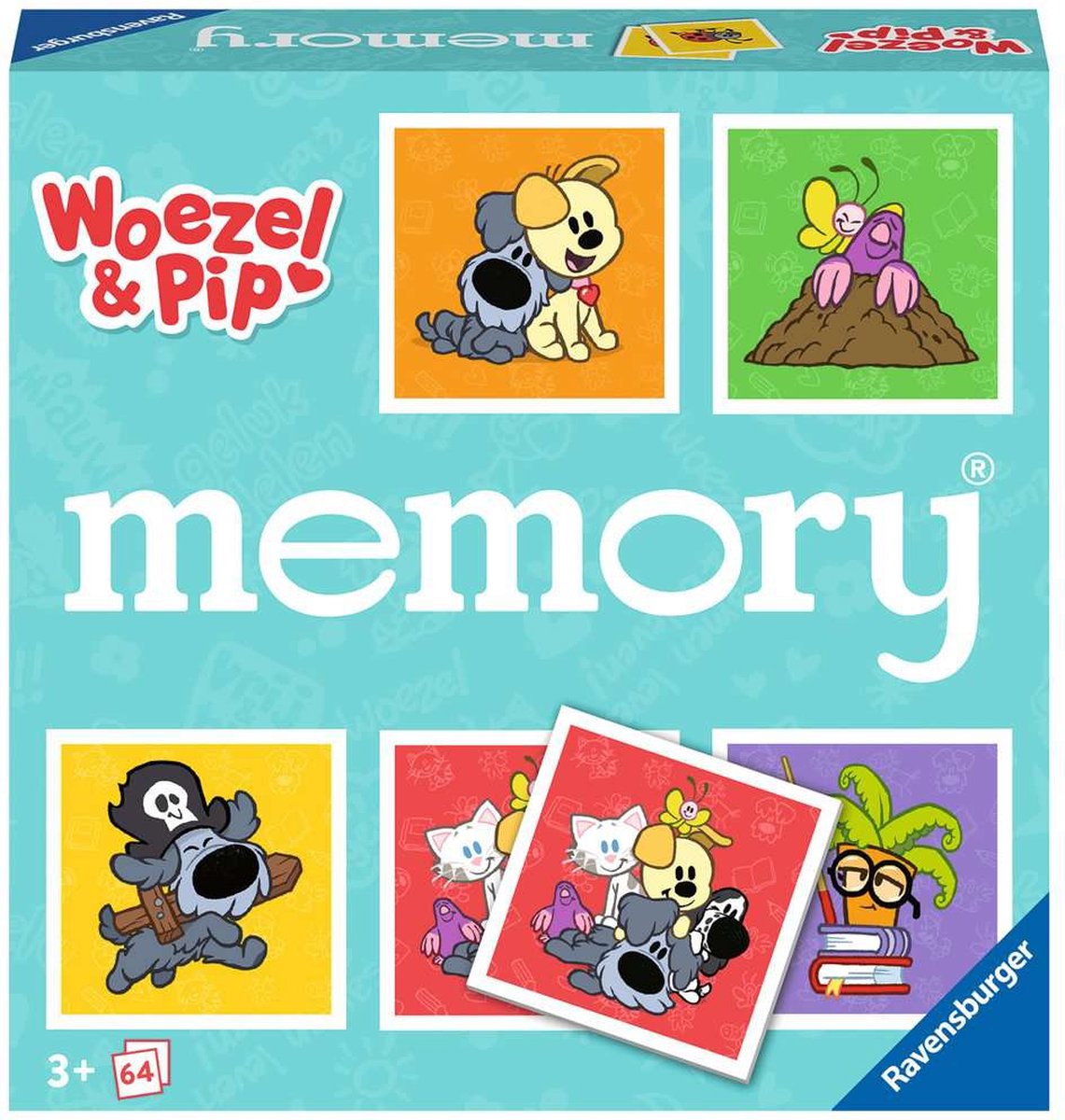 Ravensburger Woezel & Pip Memory - Kaartspel