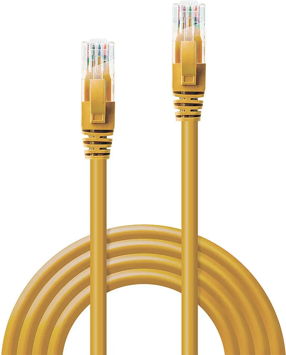 Lindy CAT 6 Patchkabel 10m - Geel