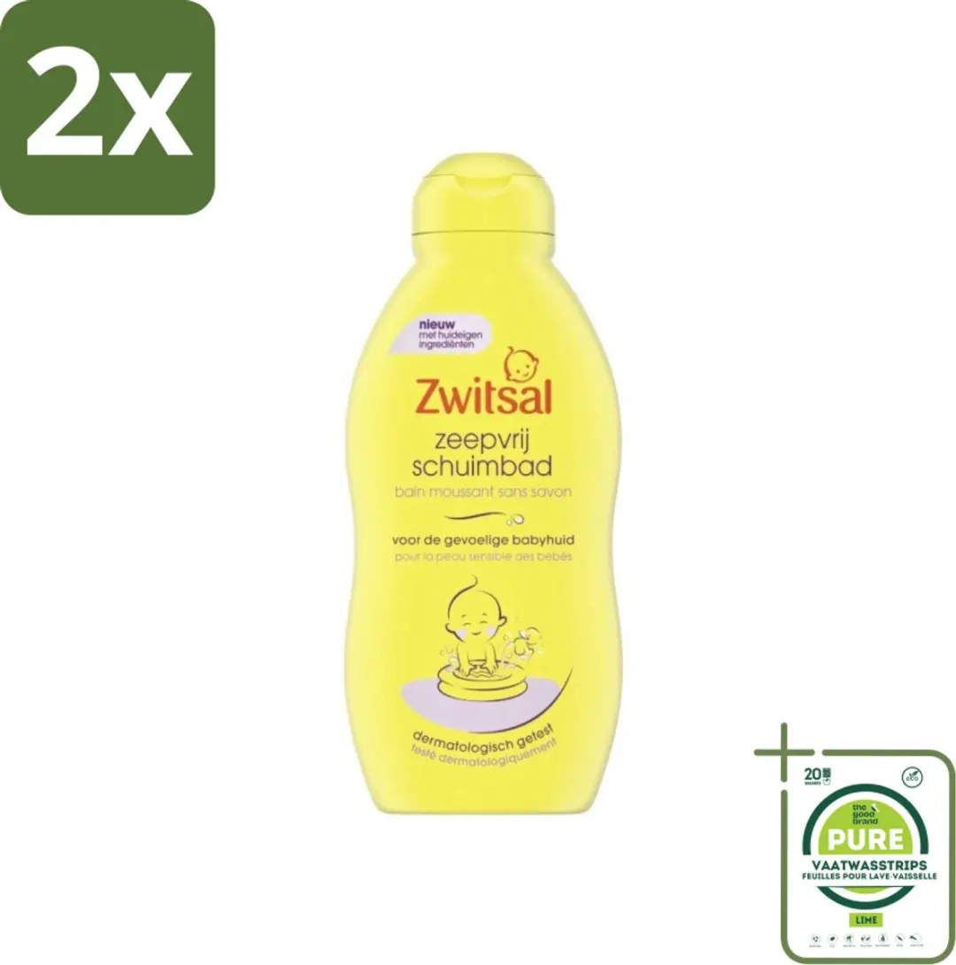 Zwitsal Schuimbad 200ml - 2 Stuks