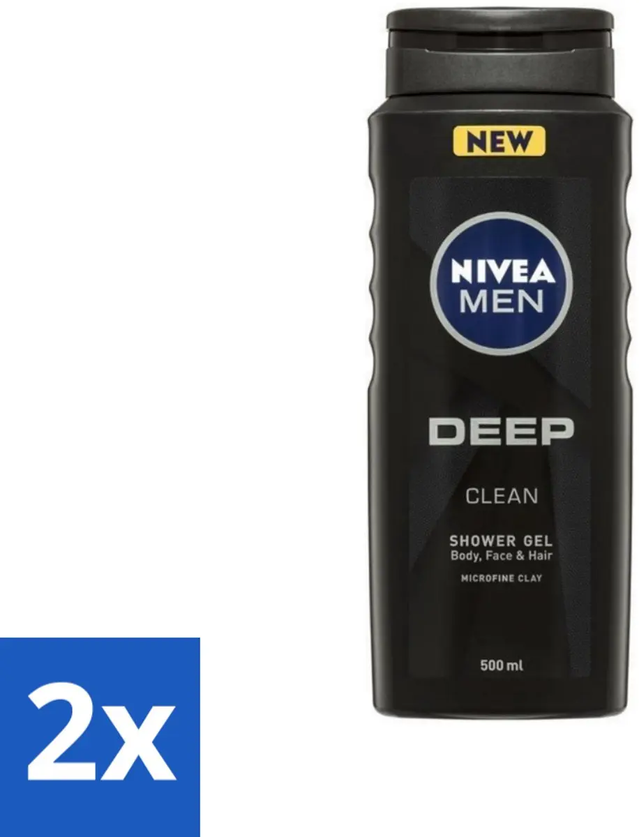 NIVEA MEN Deep Clean Douchegel 1000ml