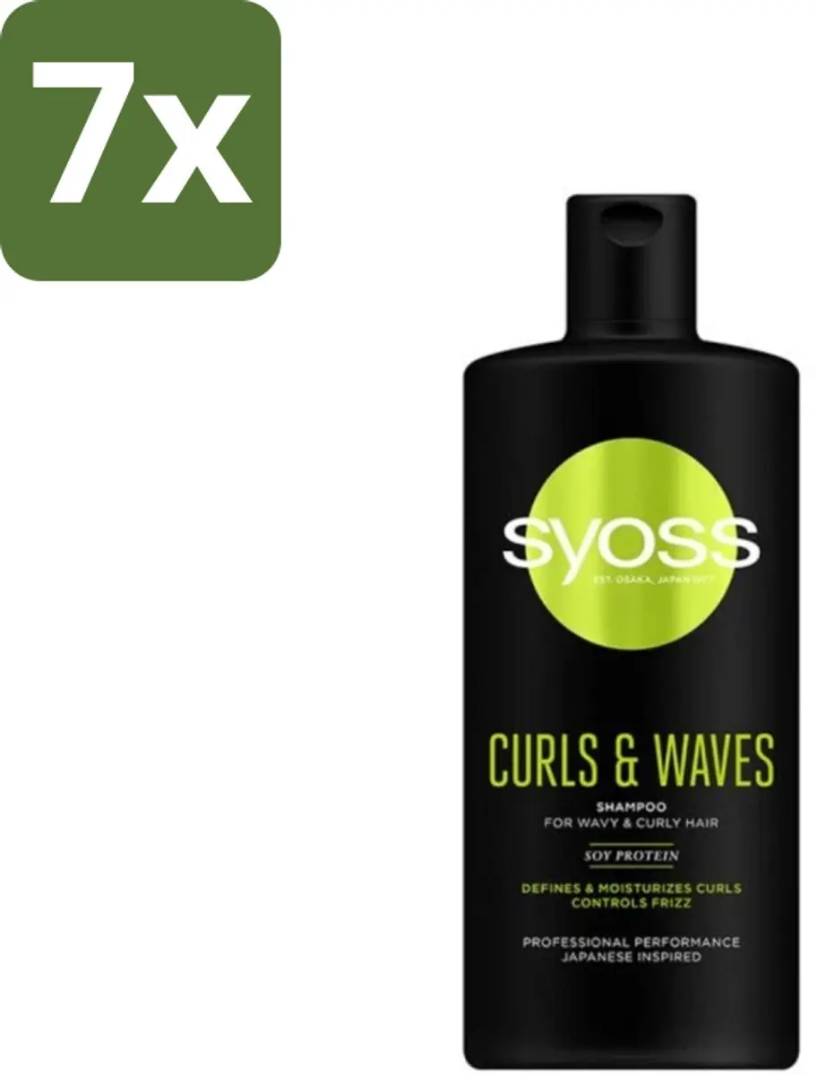 SYOSS Rizos Pro Shampoo 440ml - 7 Stuks