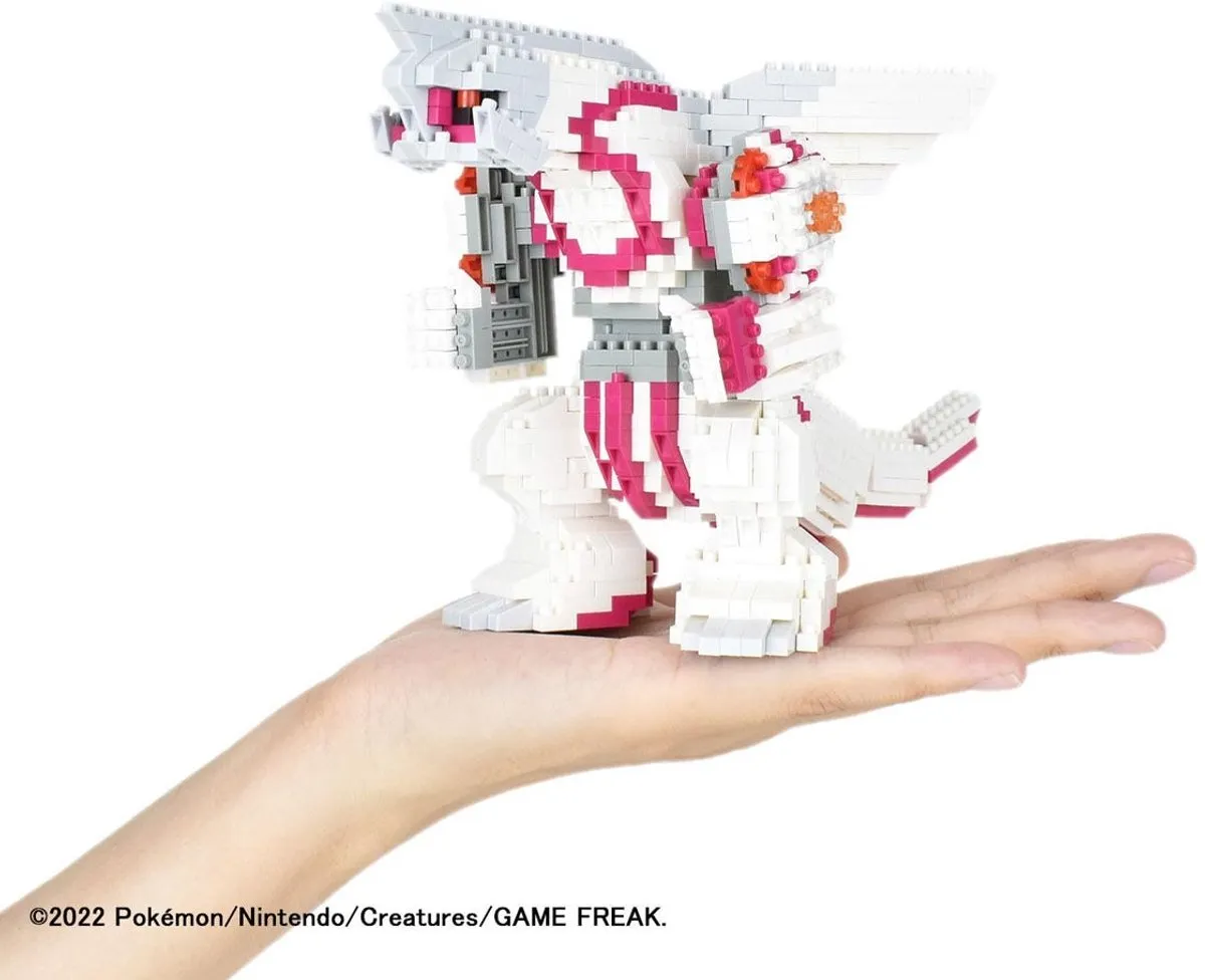Bandai Namco Nanoblock Palkia Deluxe NBPM-095 - 1050 Stukken - Wit - afbeelding 4 van 6