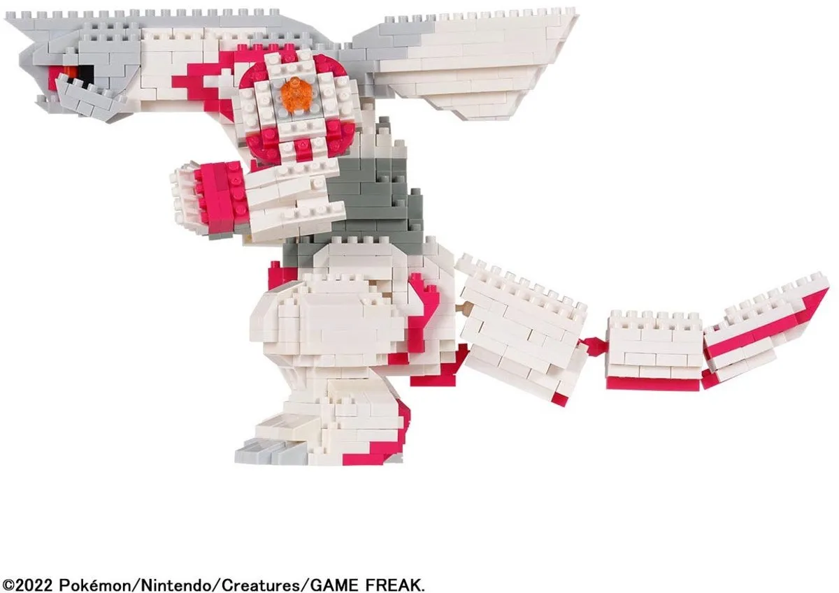 Bandai Namco Nanoblock Palkia Deluxe NBPM-095 - 1050 Stukken - Wit - afbeelding 5 van 6