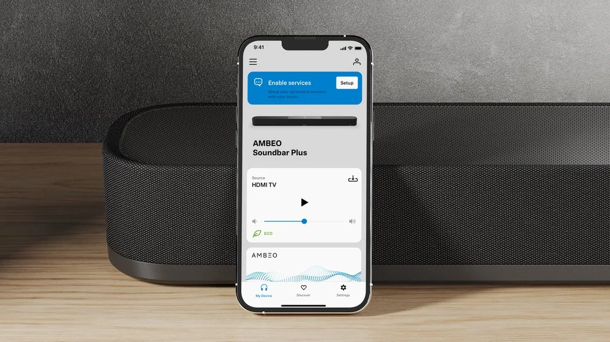 Sennheiser Ambeo Plus Soundbar - Dolby Atmos - Zwart