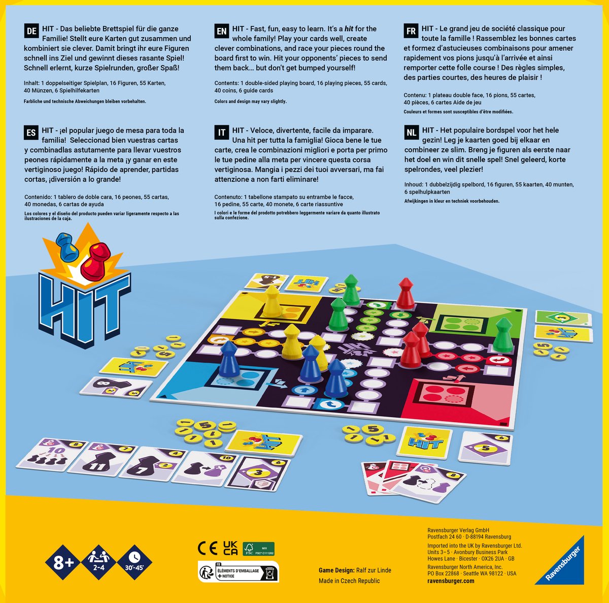 Ravensburger – HIT | Snel en Spannend Bordspel voor het Hele Gezin