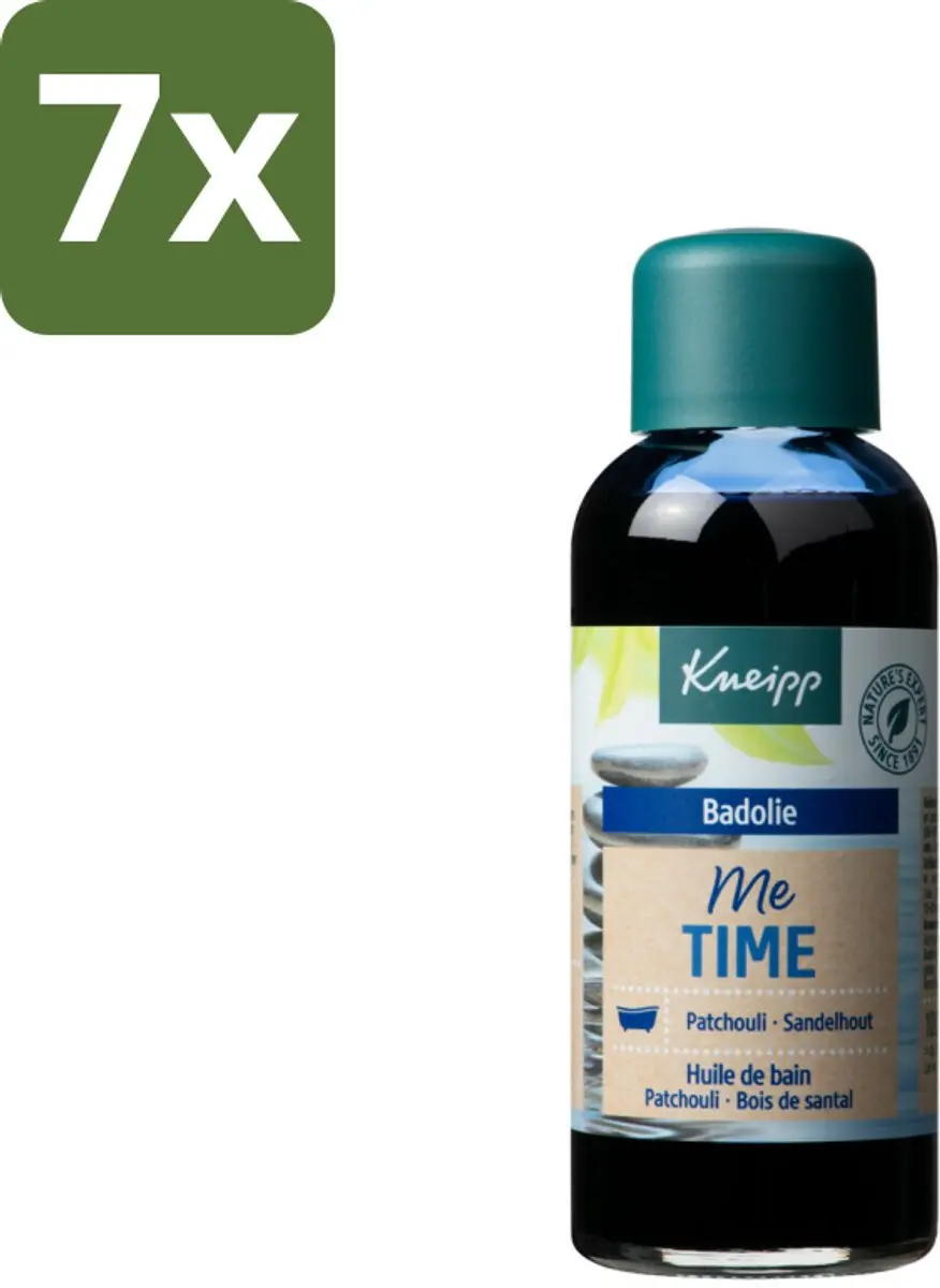 Kneipp - Badolie - Me-Time - Patchouli & Sandelhout - 100 ml - Bulkverpakking - 7 stuks