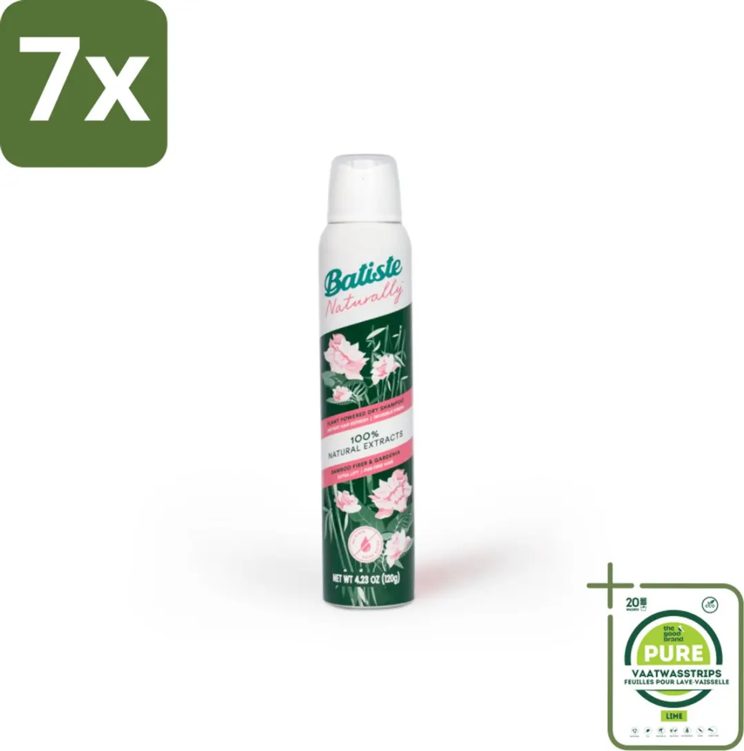 Batiste Naturally Bamboo & Gardenia Droogshampoo 200ml