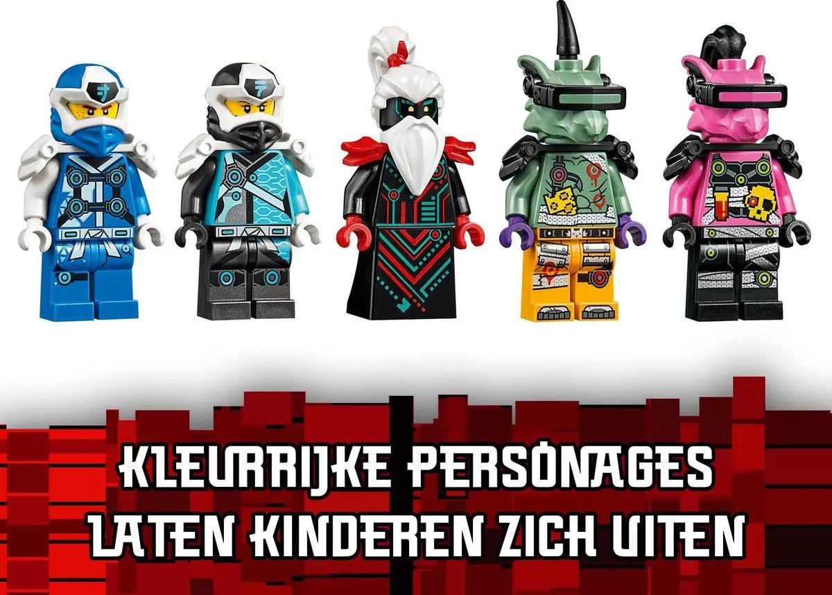 LEGO Ninjago Jay's Cyberdraak 71711 - Blauw