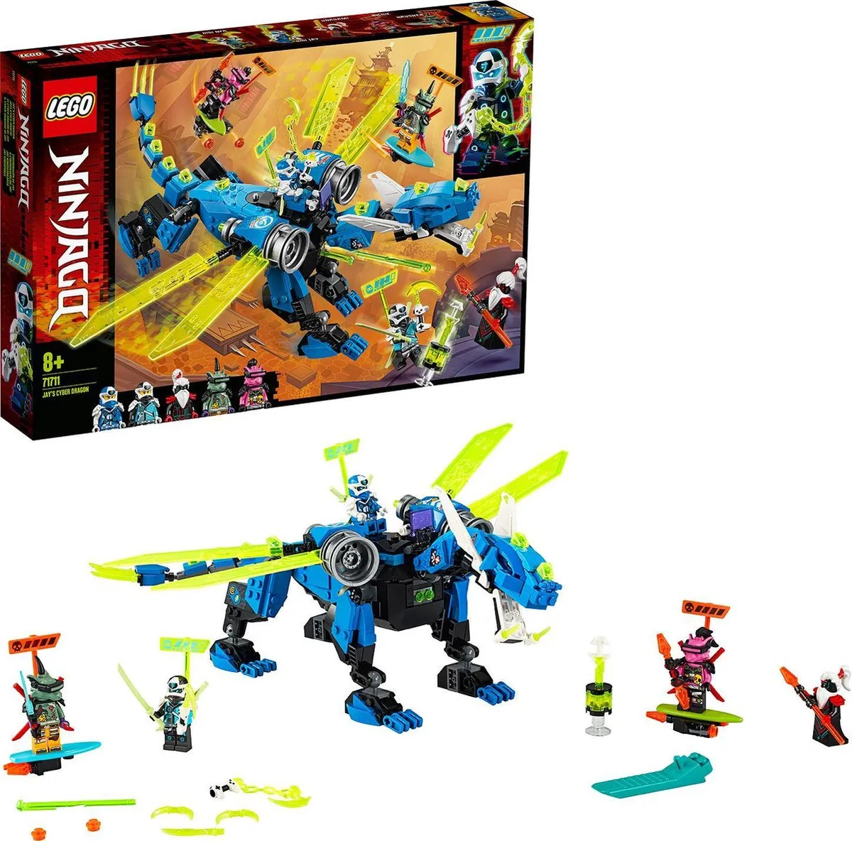 LEGO Ninjago Jay's Cyberdraak 71711