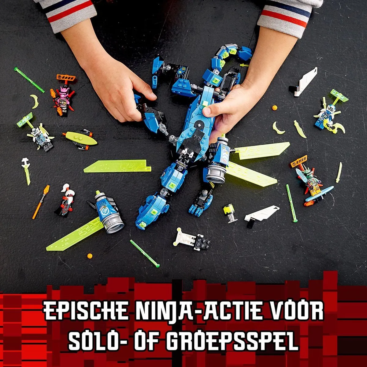 LEGO Ninjago Jay's Cyberdraak 71711 - Blauw