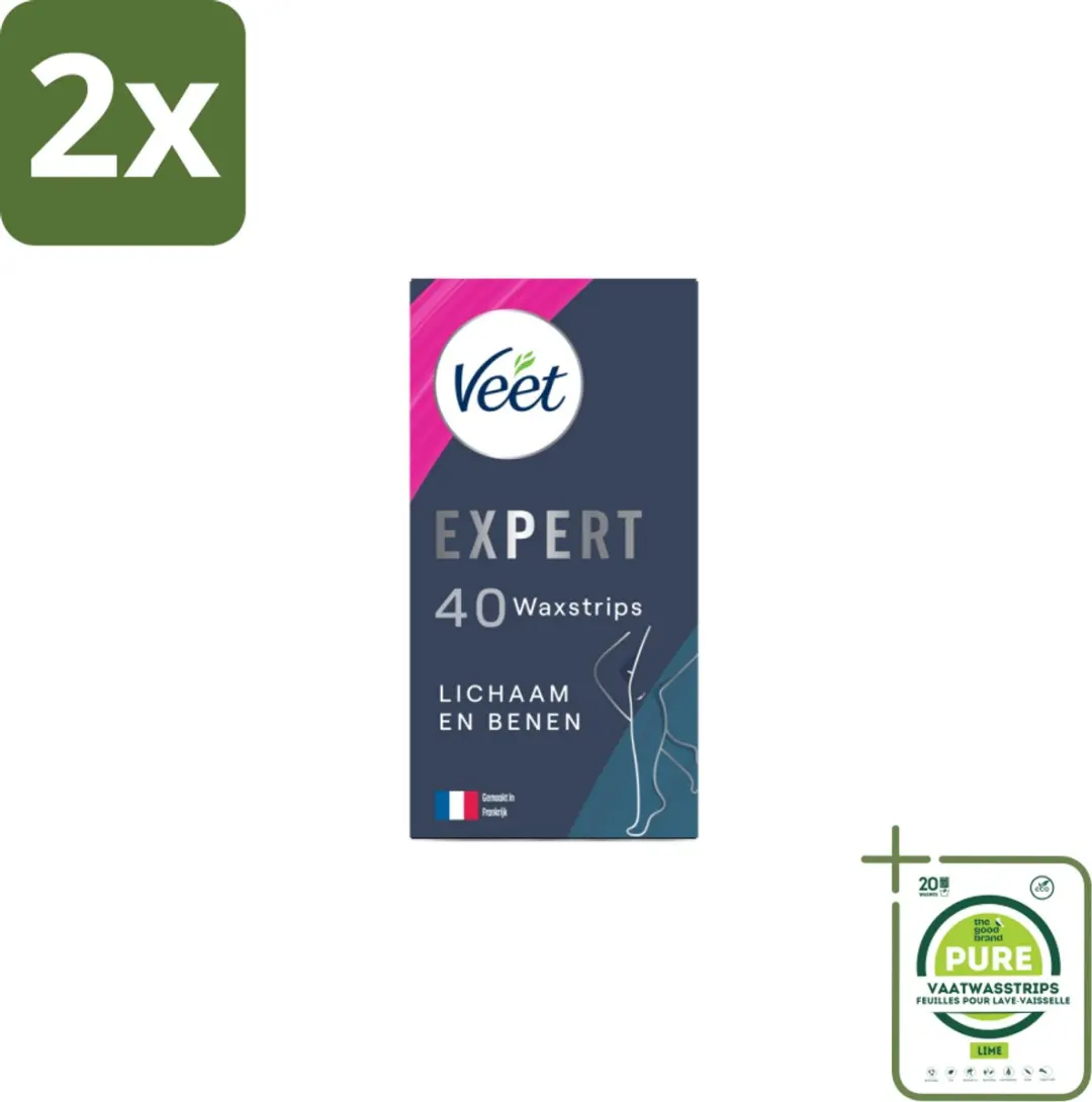 Veet Expert Koude Waxstrips Benen Sensitive