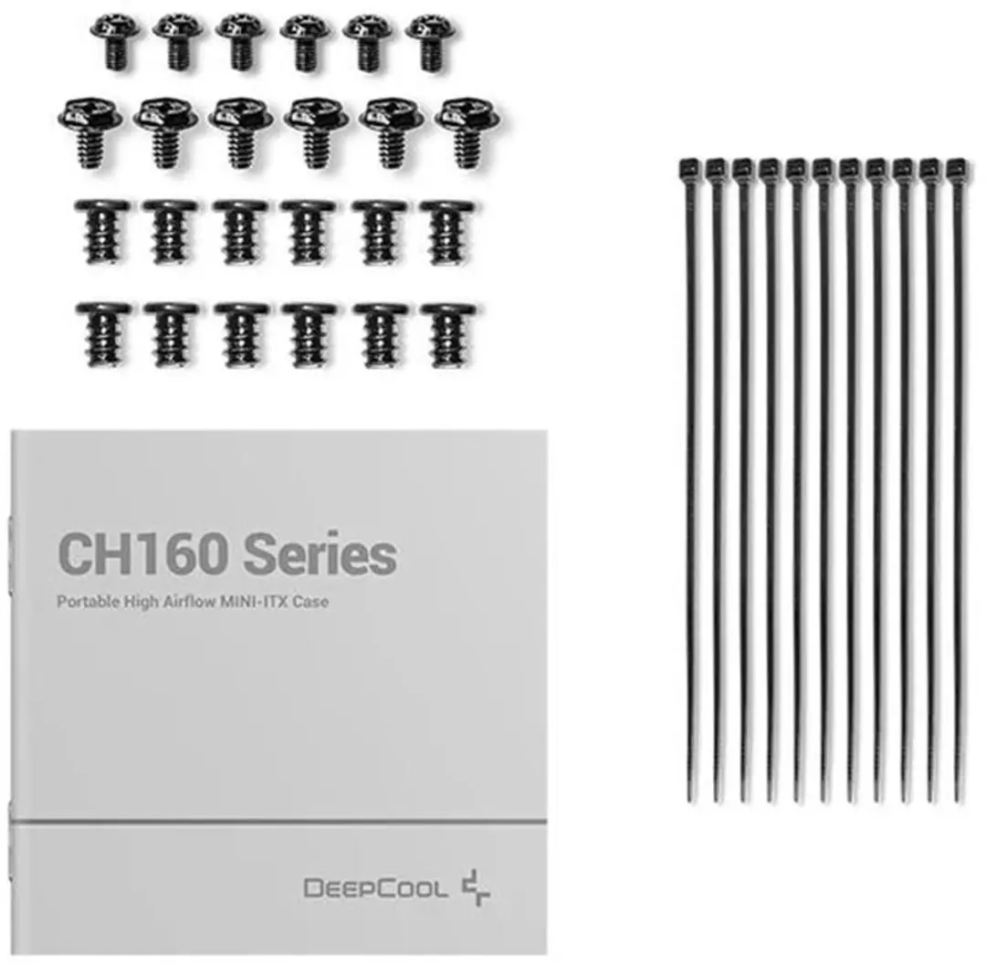 DeepCool CH160 Gehouseschassis - Zwart