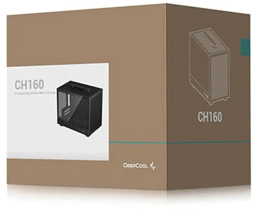 DeepCool CH160 Gehouseschassis - Zwart