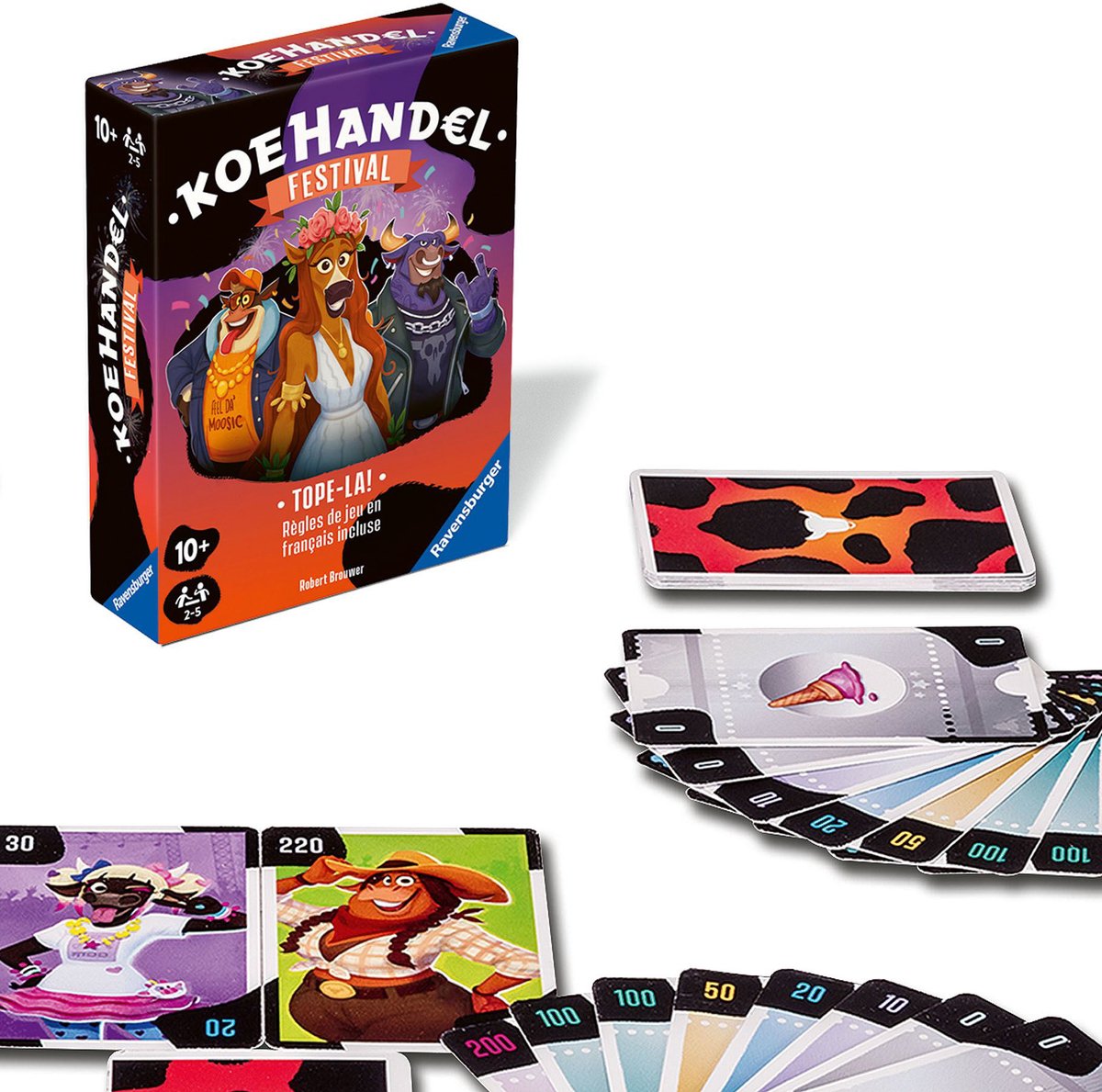 Ravensburger Koehandel Festival - Kaartspel | Snel en Tactisch Onderhandelingsspel