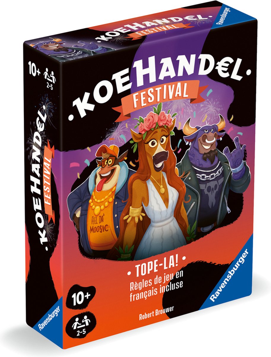 Ravensburger Koehandel Festival - Kaartspel | Snel en Tactisch Onderhandelingsspel