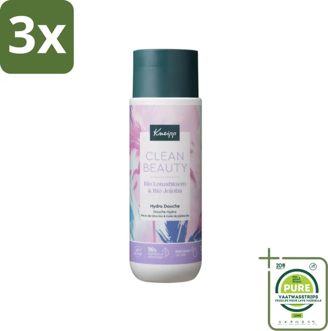 Kneipp Clean Beauty Douchegel Lotus & Jojoba 200ml
