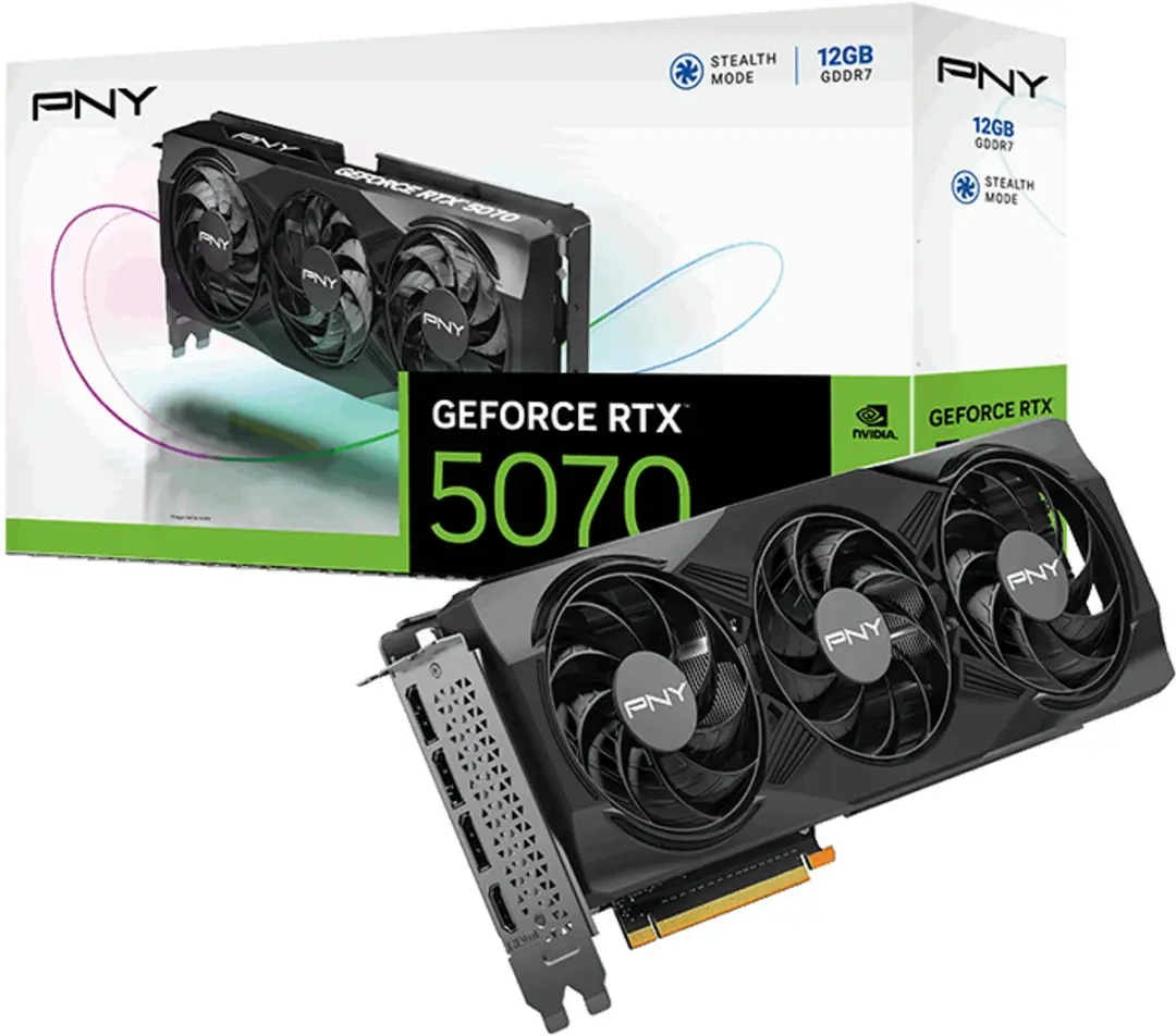 PNY GeForce RTX 5070 VCG507012TFXPB1 Videokaart
