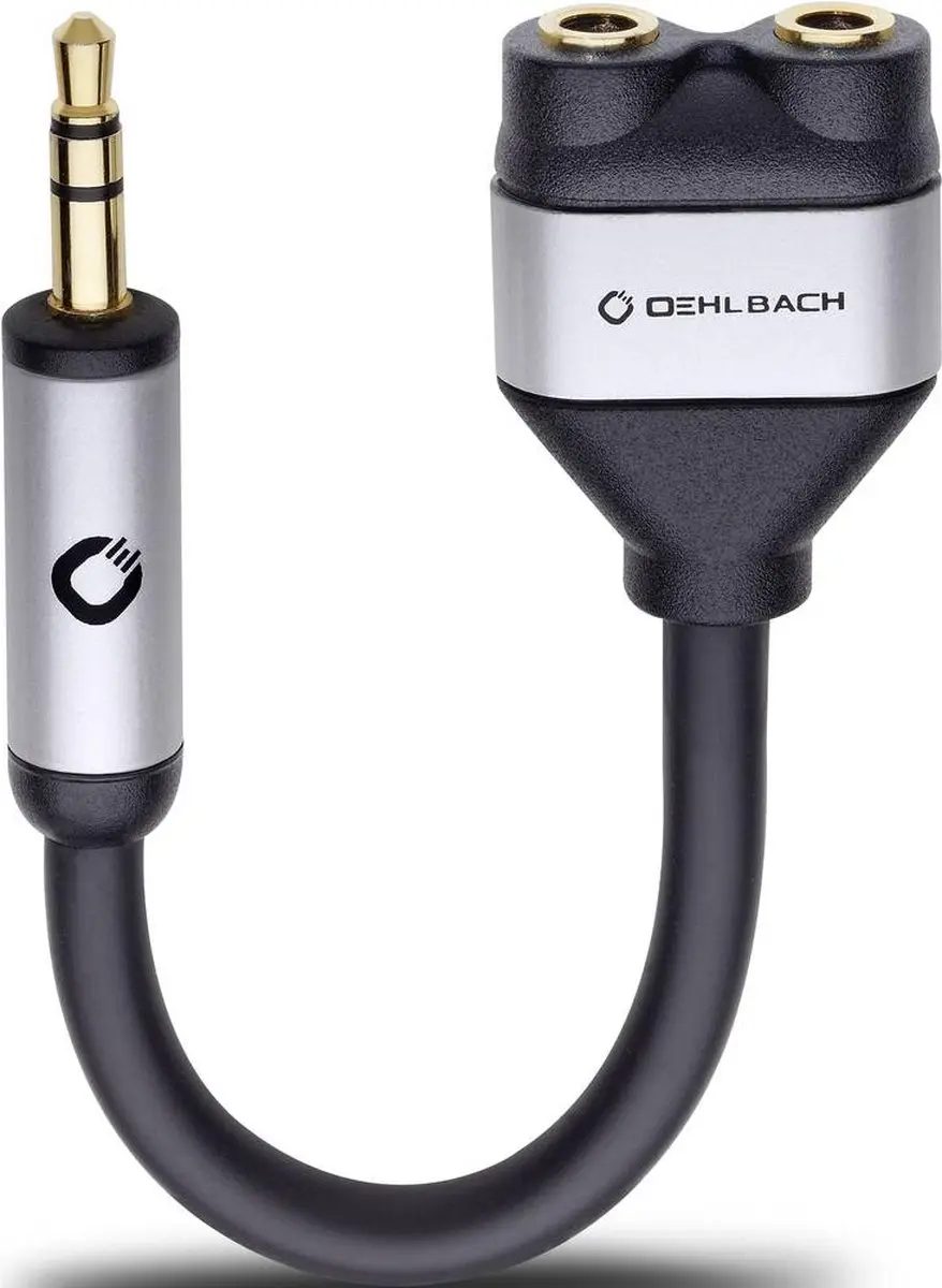 Oehlbach i-Connect J-AD Jackplug Audio Y-adapter 60021