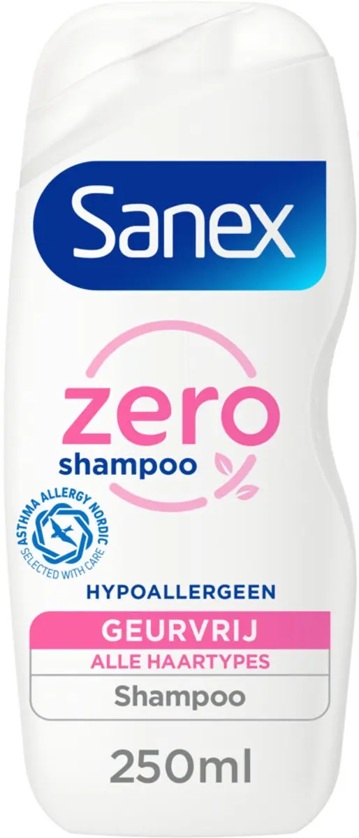 Sanex Zero% Shampoo Normaal Haar 500ml - 2 Stuks