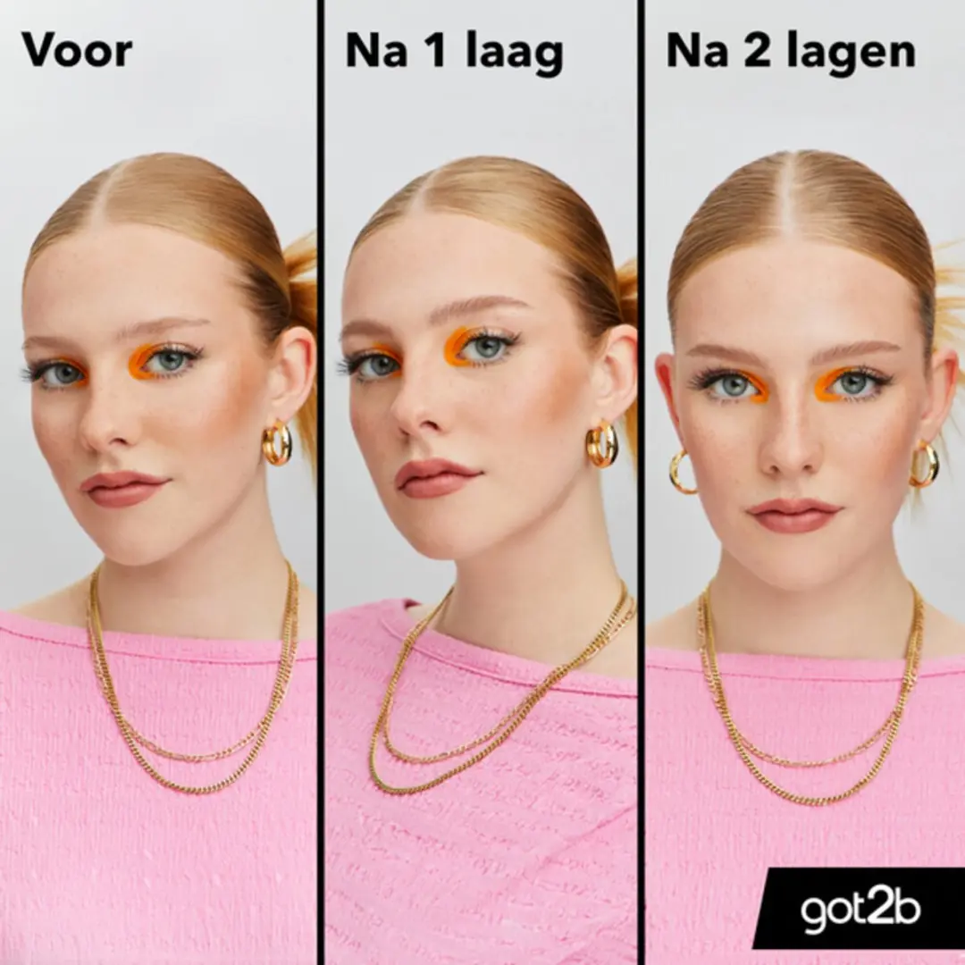 Got2B 2-in-1 Gel Brows & Edges Donkerbruin - 4x16ml
