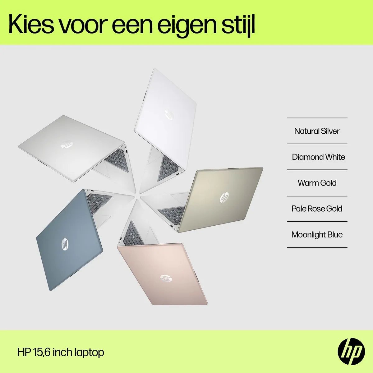 HP Pavilion 15 BN0M8EA Laptop - i7-1355U 16GB 1TB SSD 15,6" Full HD - Zilver - afbeelding 6 van 6