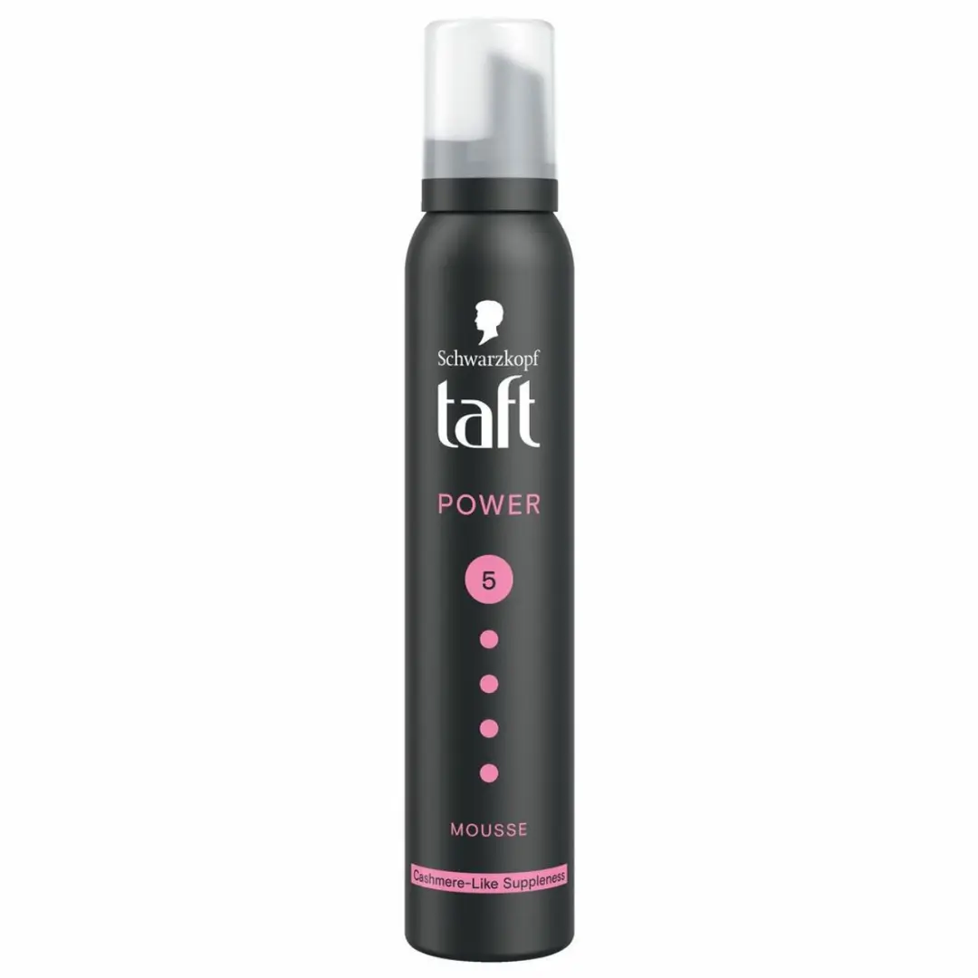 Taft - Haarmousse - Power 5 - Zijdezachte hold - 200 ml - 1 stuk