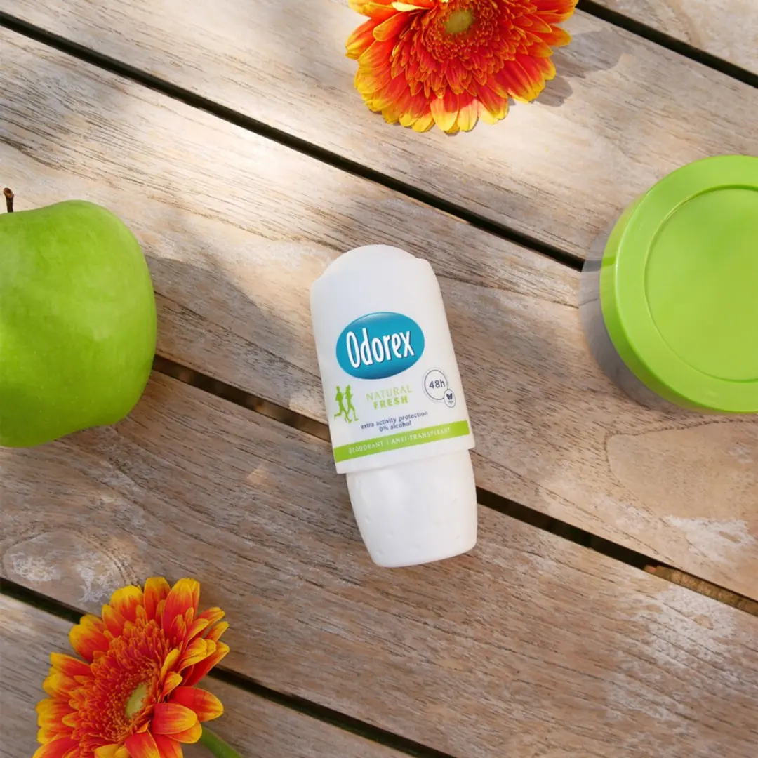 Odorex Natural Fresh Deodorant Roller 50ml - 4 Stuks