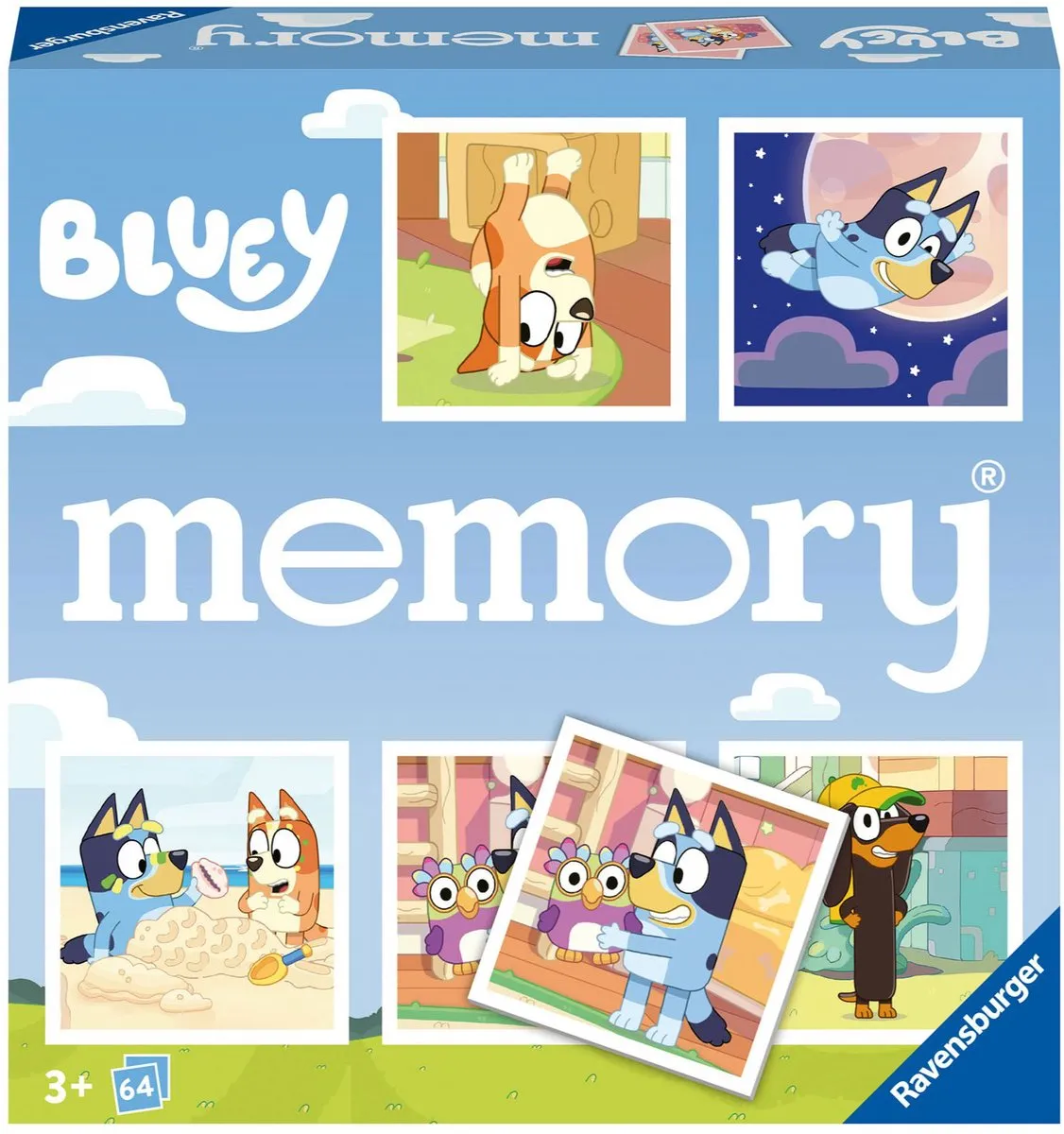 Ravensburger Bluey Memory 22646 - Kaartspel