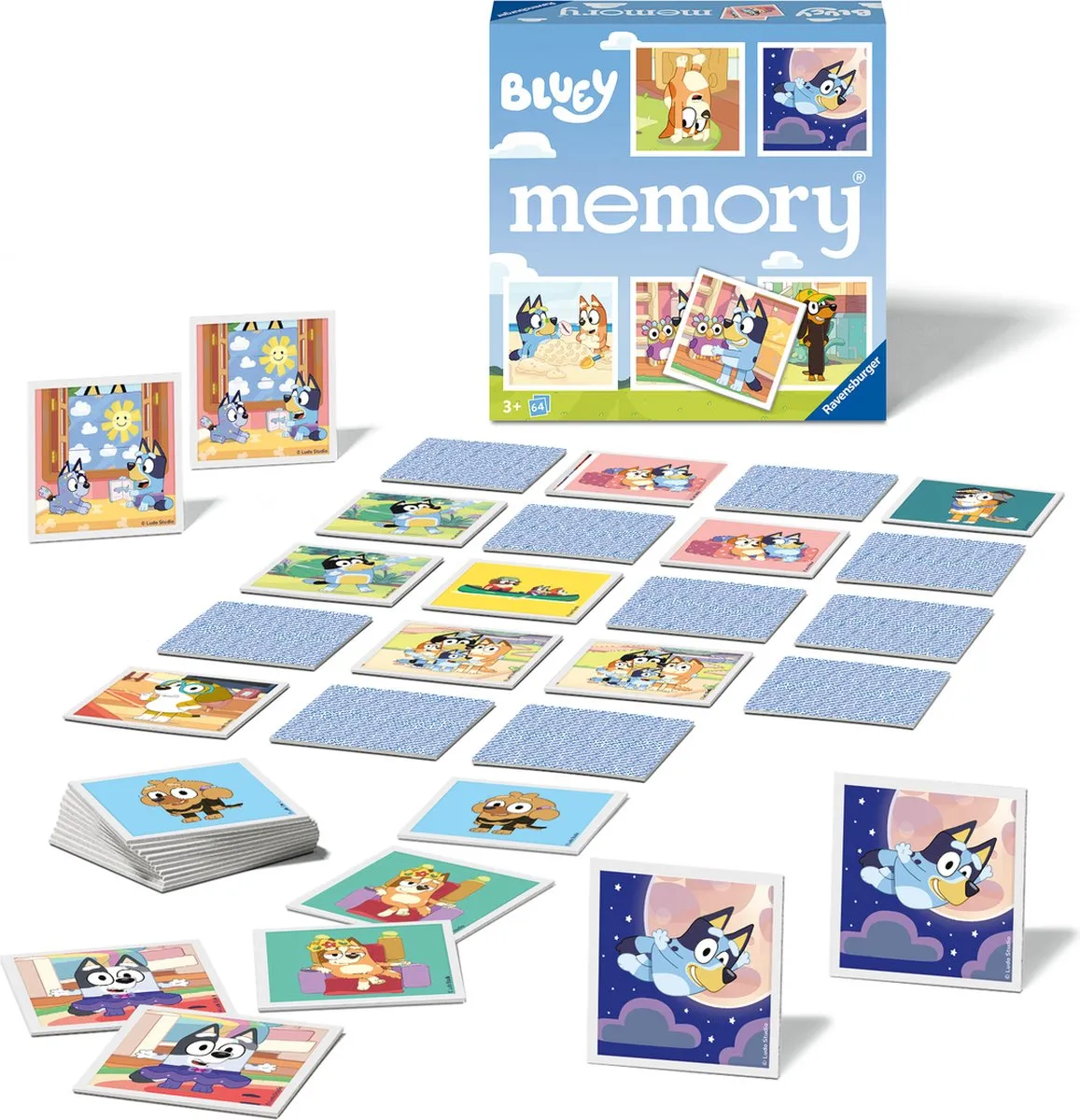 Ravensburger Bluey Memory 22646 - Kaartspel