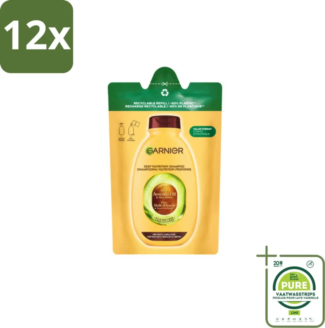 Garnier Loving Blends Shampoo Refill Avocado Olie & Shea Boter 250ml
