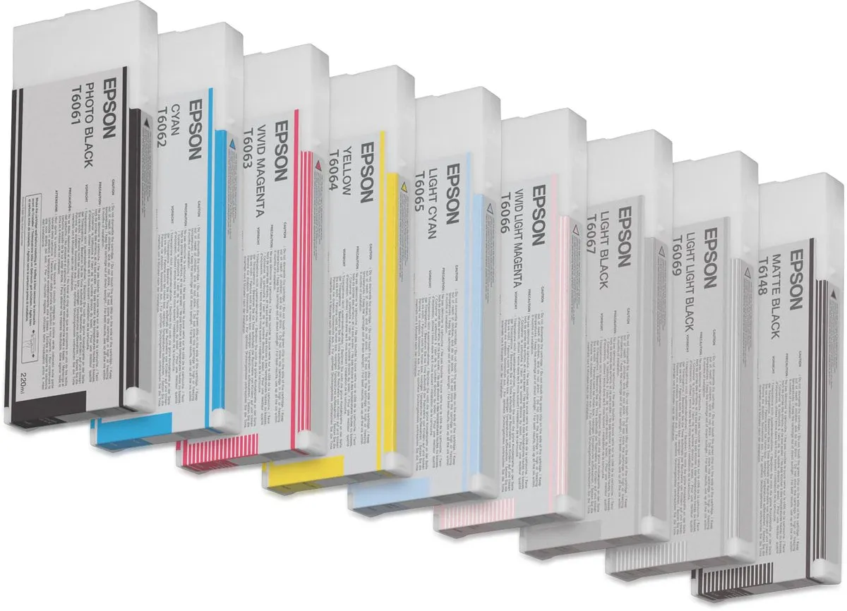 Epson T6067 Inktcartridge Licht Zwart - 220ml