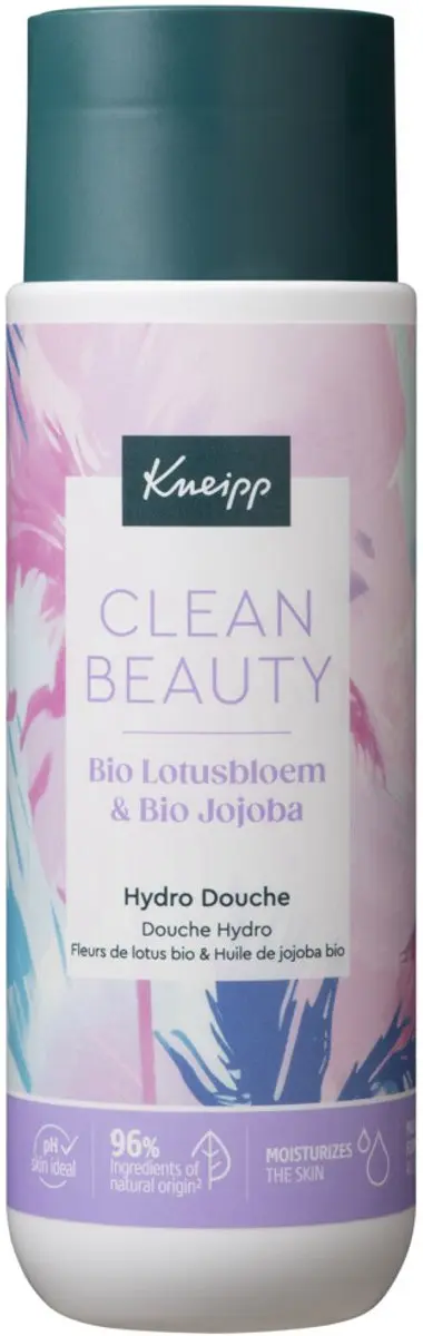 Kneipp Clean Beauty Douchegel Lotus & Jojoba 200ml - 4 Stuks