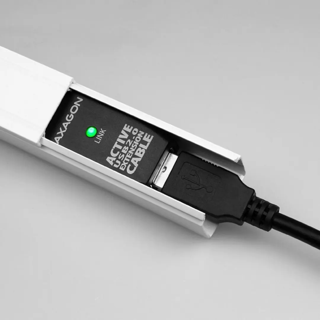 Axagon ADR-205 USB-C Kabel USB 2.0 - 5m - Zwart