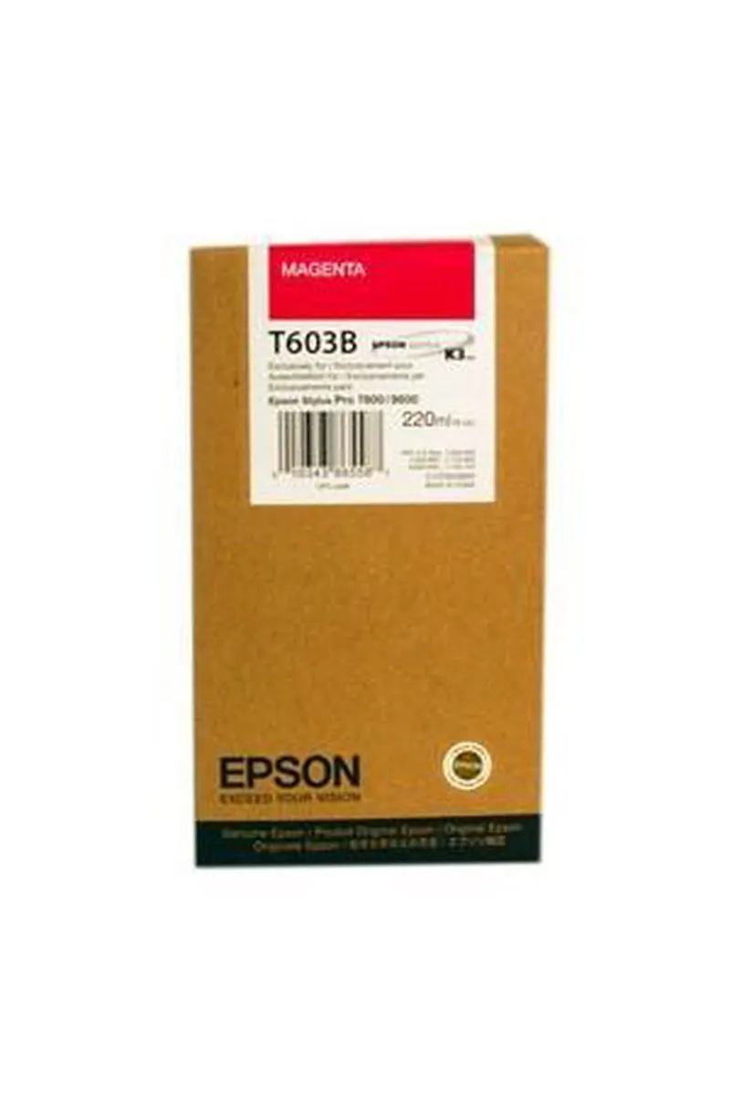 Epson T603B00 Inktcartridge Foto Magenta 220ml