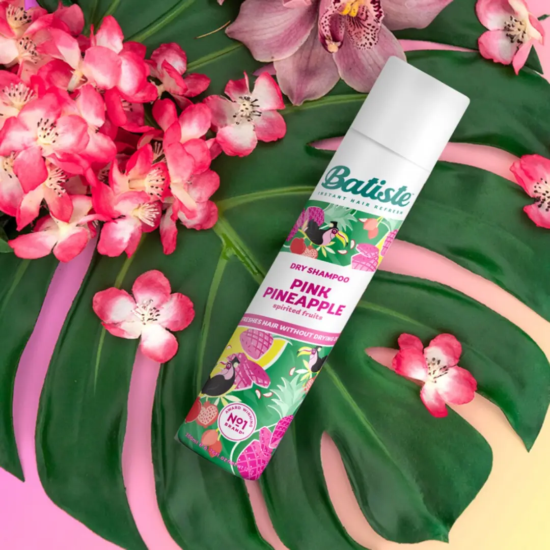 Batiste Pink Pineapple Droogshampoo 200ml - 6 Stuks