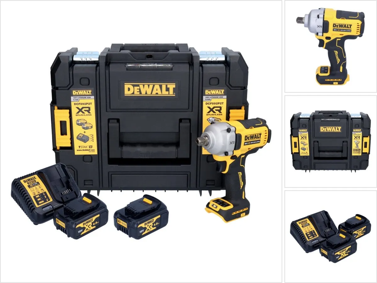 DeWalt DCF 892 M2T Accuslagmoersleutel 18V 813Nm